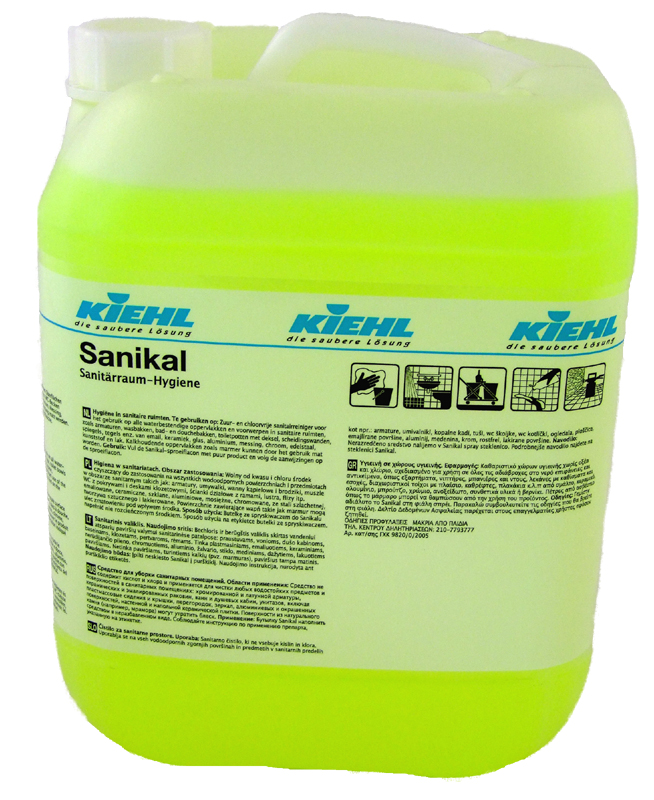 Sanikal - Detergent manual pentru obiecte sanitare  10 L  Kiehl